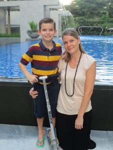 Aaron and his Scooter